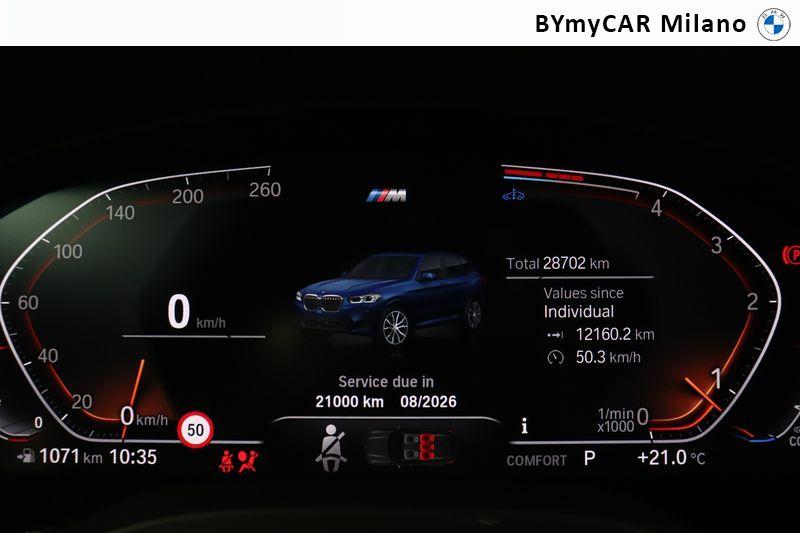BMW X3 xdrive20d mhev 48V Msport auto
