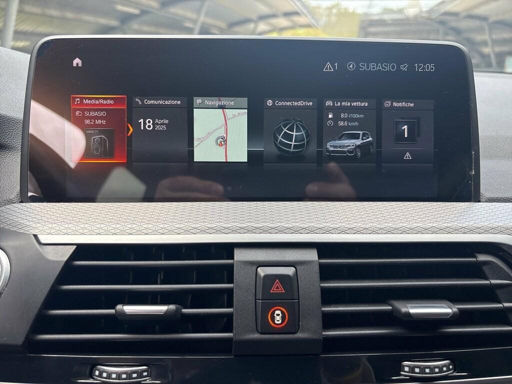 BMW X3 xdrive20d Msport 190cv auto my19