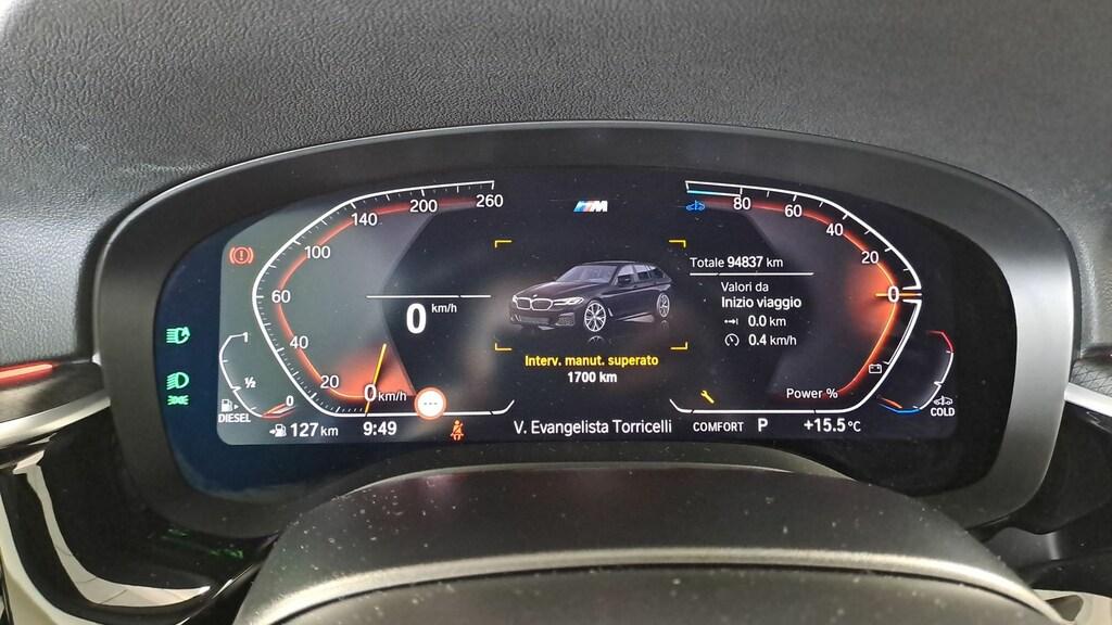 BMW Serie 5 520d Touring mhev 48V xdrive Msport auto