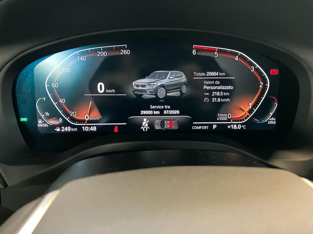 BMW X3 xdrive30d mhev 48V Luxury 249cv auto