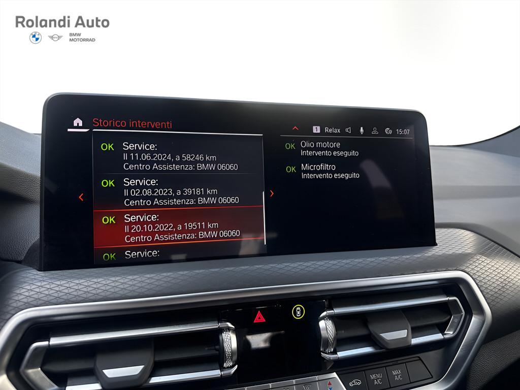 BMW X3 xdrive20d mhev 48V Msport auto