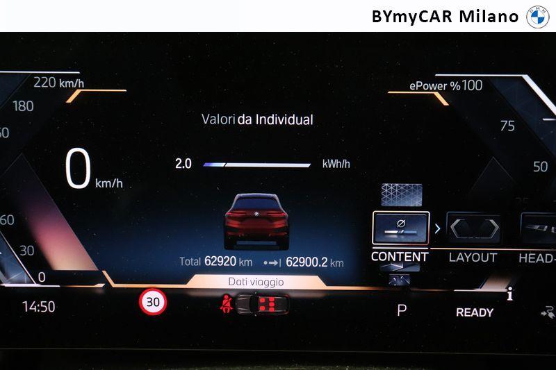 BMW iX xdrive50 pacchetto sportivo