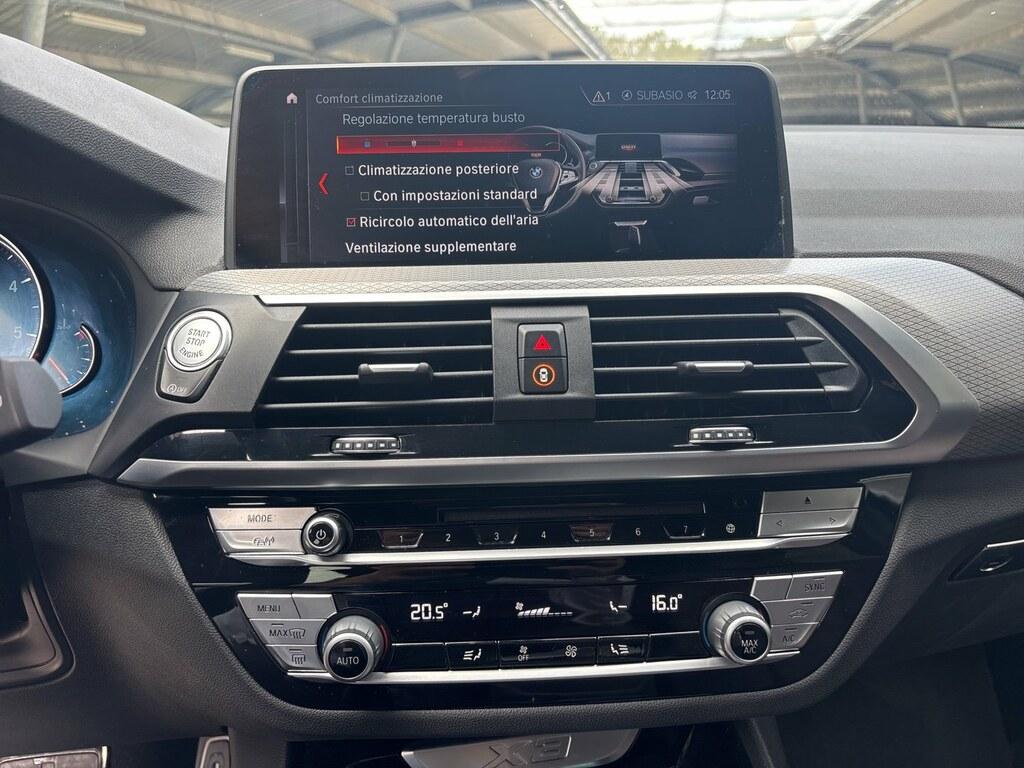 BMW X3 xdrive20d Msport 190cv auto my19