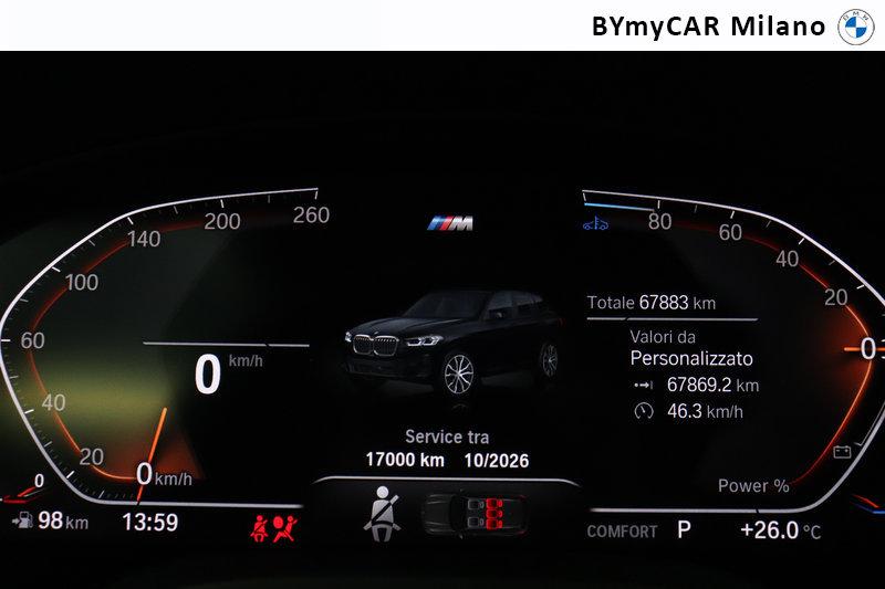 BMW X3 xdrive20d mhev 48V Msport auto