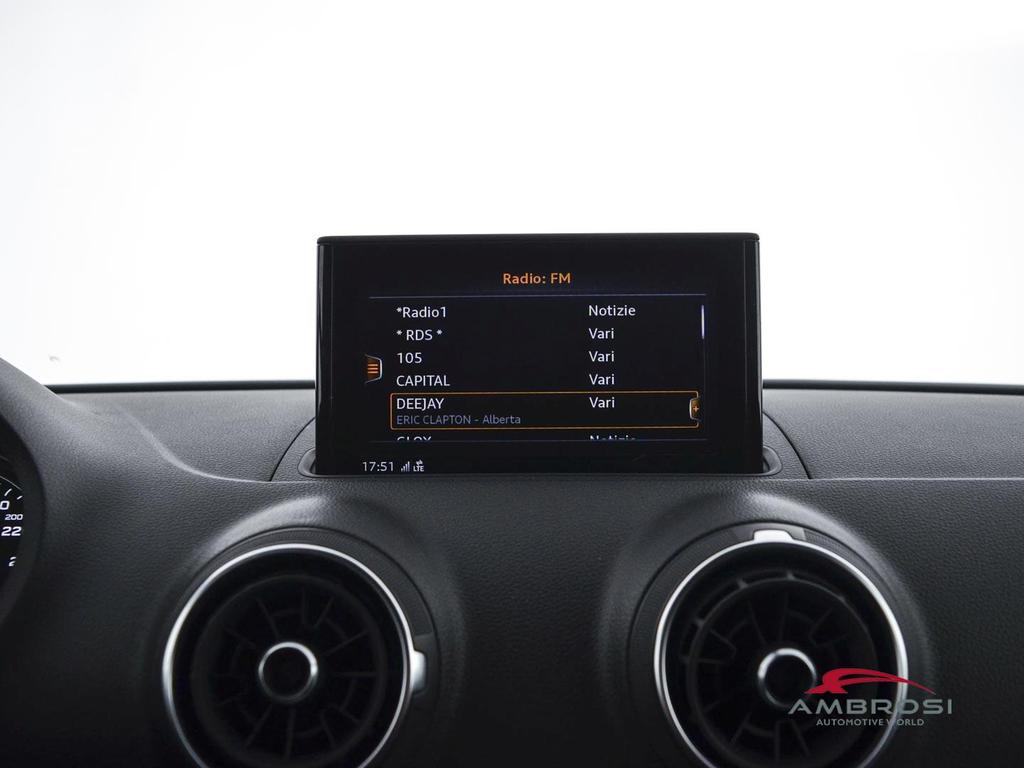 Audi A3 Sportback 1.4 tfsi e-tron Ambition 150cv s-tronic