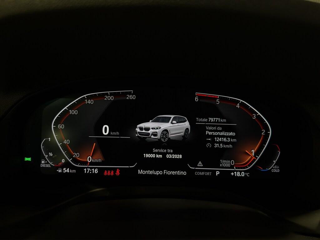 BMW X3 xdrive20d mhev 48V Msport auto