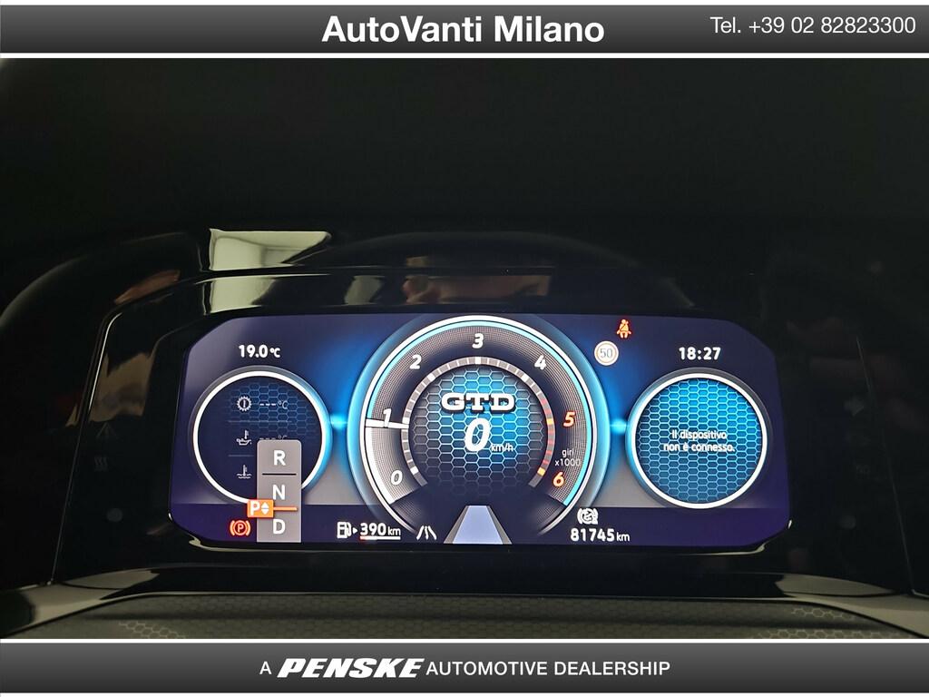 Volkswagen Golf 2.0 tdi GTD 200cv dsg
