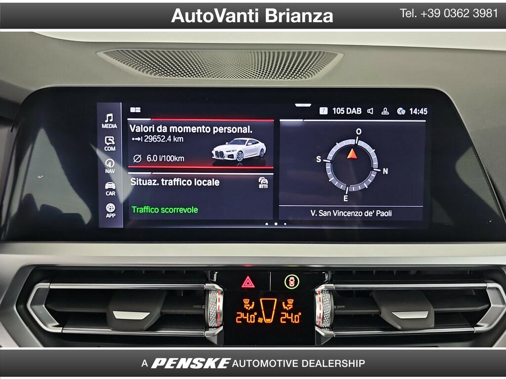 BMW Serie 4 420d Coupe mhev 48V Msport auto